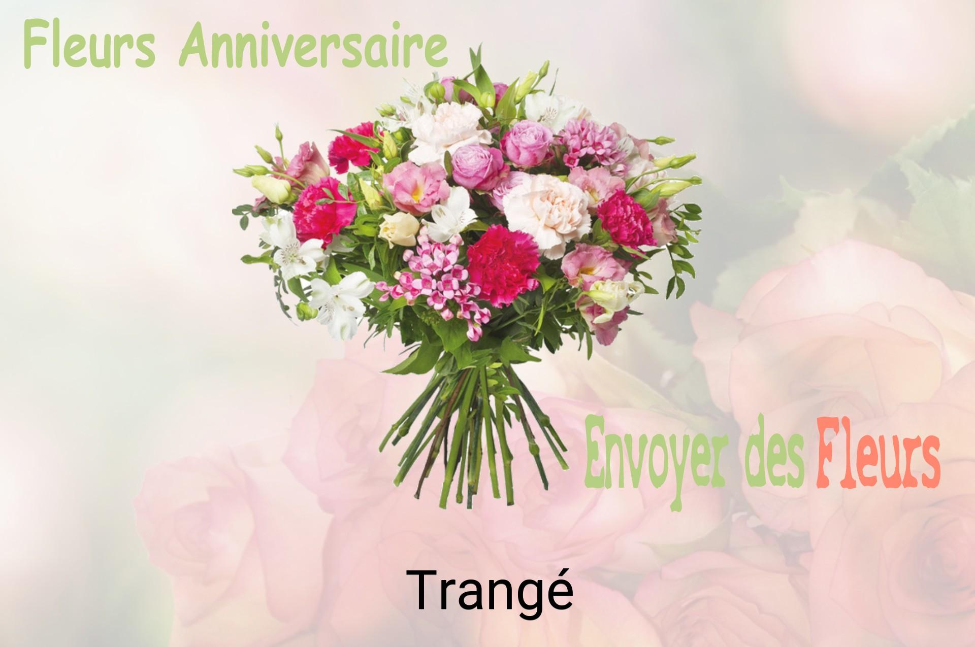 Bouquet de fleurs d’anniversaire livré à Trangé